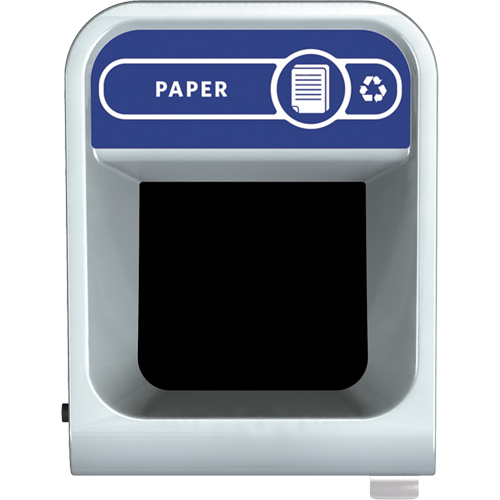 Conteneur pour d&eacute;chets de papier Configure, Vrac/Bord de rue/De bureau, Acier, 33 gal. US Cintas