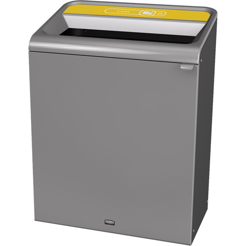 Conteneur pour d&eacute;chets de bidon Configure, Vrac/Bord de rue/De bureau, Acier, 45 gal. US Cintas