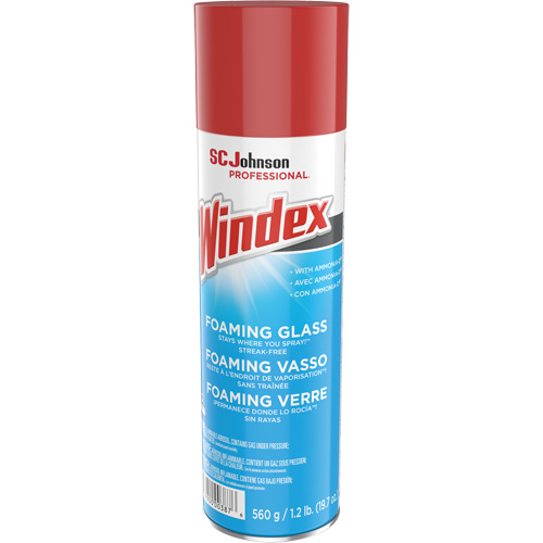 Nettoyant moussant pour vitres Windex, 560 g, Canette a&eacute;rosol Cintas