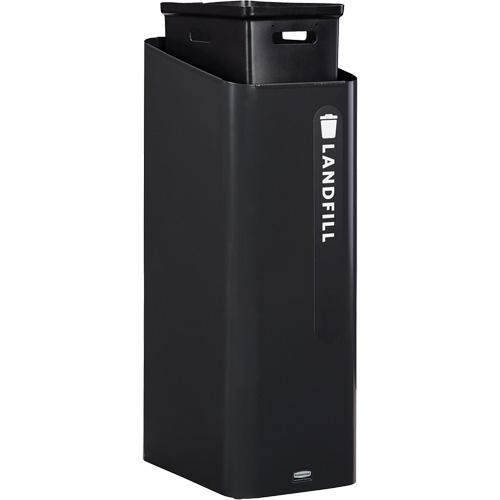 Bac d'ordures destin&eacute;s &agrave; l'enfouissement Sustain, Plastique/Acier, 15 gal. US Cintas