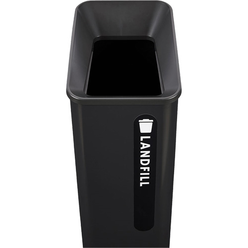 Bac d'ordures destin&eacute;s &agrave; l'enfouissement Sustain, Plastique/Acier, 15 gal. US Cintas