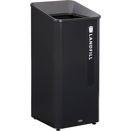 Bac d'ordures destin&eacute;s &agrave; l'enfouissement Sustain, Plastique/Acier, 23 gal. US Cintas