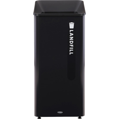 Bac d'ordures destin&eacute;s &agrave; l'enfouissement Sustain, Plastique/Acier, 23 gal. US Cintas