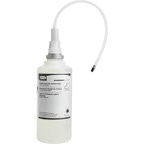 Recharge de savon mousse sans parfum ni colorant pour les mains OneShot, Mousse, 1600 ml, Sans parfum Cintas