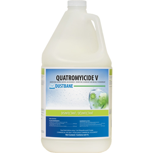 D&eacute;sinfectant, assainissant et d&eacute;sodorisant Quatromyicide V, 4 L, Cruche Cintas