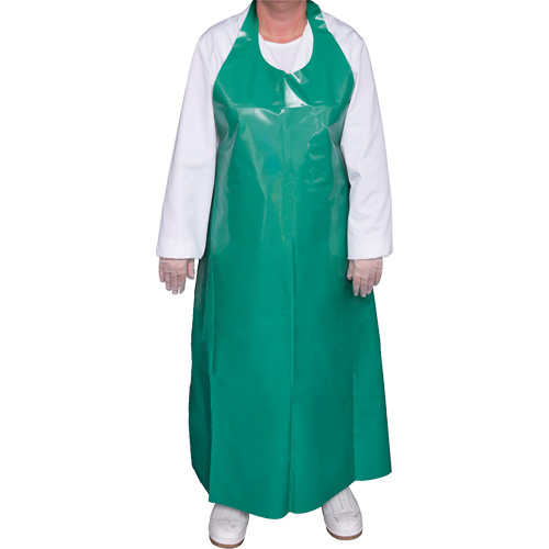 Top Dog 6 Mil. Apron, Polyurethane, 50" L x Green Cintas