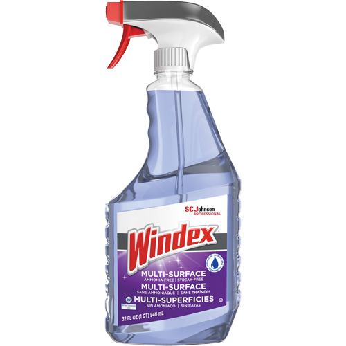 Nettoyant pour surfaces multiples sans ammoniaque Windex, 946 ml, Bouteille &agrave; g&acirc;chette Cintas