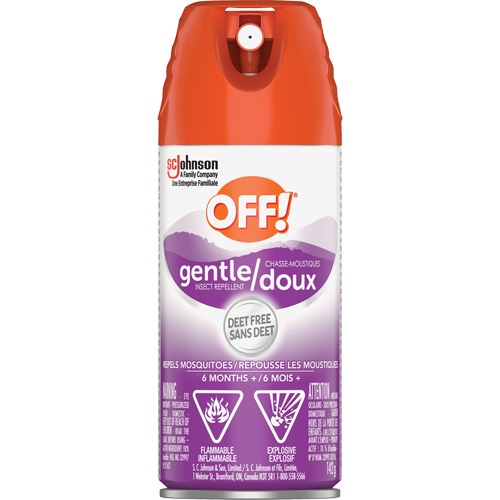 R&eacute;pulsif &agrave; insectes doux Off!, Sans DEET, A&eacute;rosol, 142 g Cintas