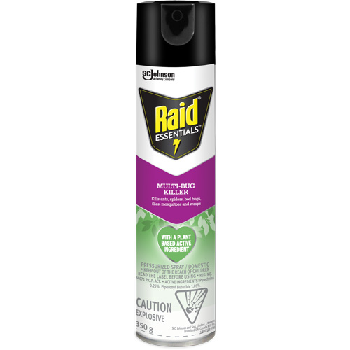 Raid&reg; Essentials Multi-Bug Killer, 350 g, Aerosol Can Cintas