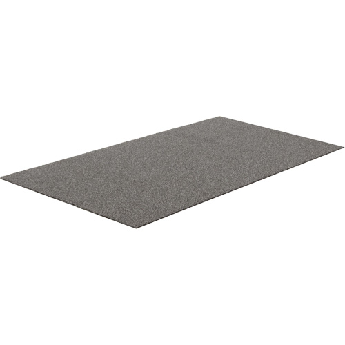 Tundra Indoor/Outdoor Matting, Latex/Polypropylene, Scraper Type, Tufted Cut Pile Pattern, 6-5/6' x 6', Charcoal Cintas