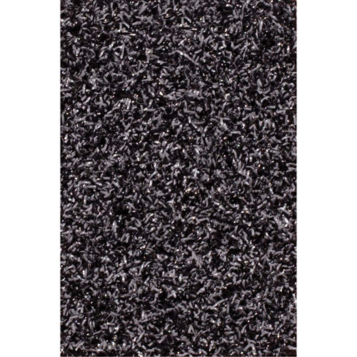 Tundra Indoor/Outdoor Matting, Latex/Polypropylene, Scraper Type, Tufted Cut Pile Pattern, 6-5/6' x 6', Charcoal Cintas