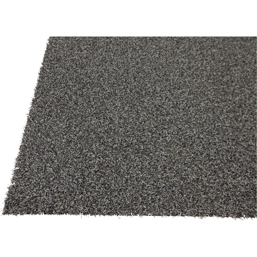 Tundra Indoor/Outdoor Matting, Latex/Polypropylene, Scraper Type, Tufted Cut Pile Pattern, 3-1/2' x 20', Grey Cintas