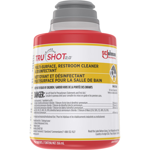 Nettoyant et d&eacute;sinfectant multisurface pour salle de bain TruShot 2.0, 266 ml, Bouteille &agrave; g&acirc;chette Cintas