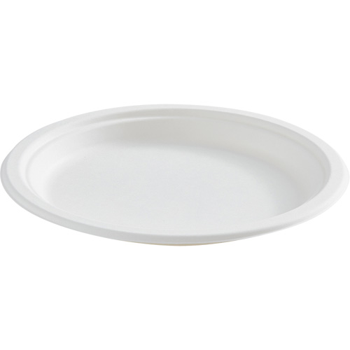 Assiette ronde en fibre compostable Cintas