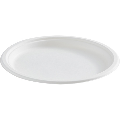 Assiette ronde en fibre compostable Cintas