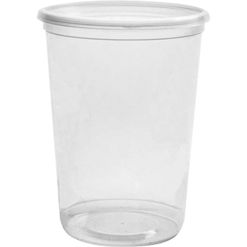 Contenant &agrave; charcuterie transparent sans couvercle Magik 32 oz, Plastique, Ronde Cintas