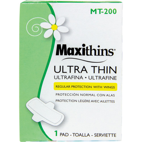 Serviettes Maxi Maxithins ultra minces avec ailes Cintas