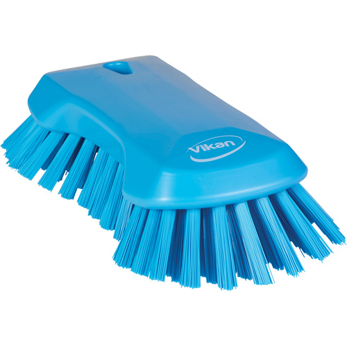 Brosse &agrave; main, Soies Tr&egrave;s ferme, Longueur de 9-1/10", Bleu Cintas