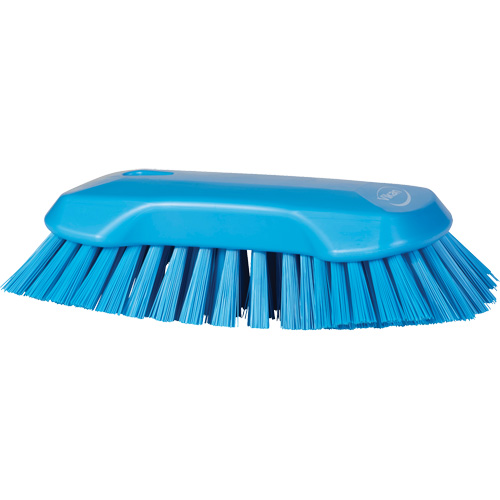 Brosse &agrave; main, Soies Tr&egrave;s ferme, Longueur de 9-1/10", Bleu Cintas