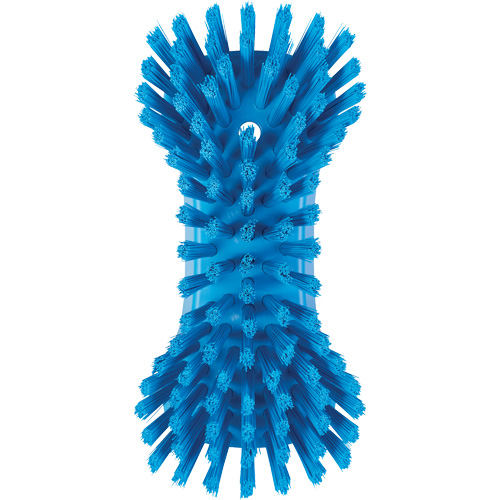 Brosse &agrave; main, Soies Tr&egrave;s ferme, Longueur de 9-1/10", Bleu Cintas