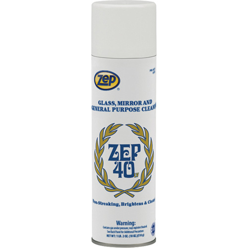 Non-Streaking Glass & Mirror Cleaner, 18 oz., Aerosol Can Cintas