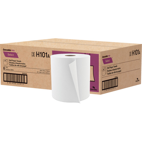PRO Select Roll Paper Towel, 1 Ply, Standard, 1000' L Cintas