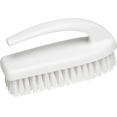 Iron-Style Brush, 6" L, Polypropylene Bristles, Blue Cintas
