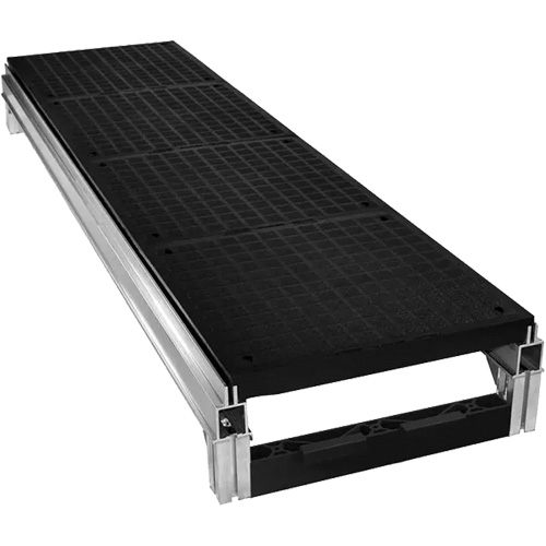 FOUNDATION Smooth Modular Aluminum Work Platform Kit, 36" W x 72" D, 400 lbs. Capacity, All-Welded Cintas