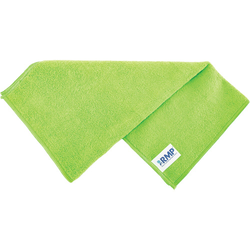 Dusting & Cleaning Cloth, Microfibre, Green Cintas