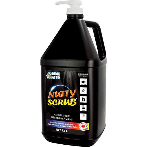 Nettoyant &agrave; mains avec exfoliant en coquille de noyer Nutty Scrub, Pierre ponce, 3,5 L, Bouteille, Sans parfum Cintas