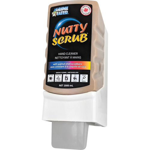 Nettoyant &agrave; mains avec exfoliant en coquille de noyer Nutty Scrub, Pierre ponce, 2000 ml, Cartouche en plastique, Sans parfum Cintas
