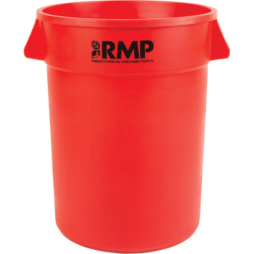 Garbage Bin, Polyethylene, 32 US gal. Cintas