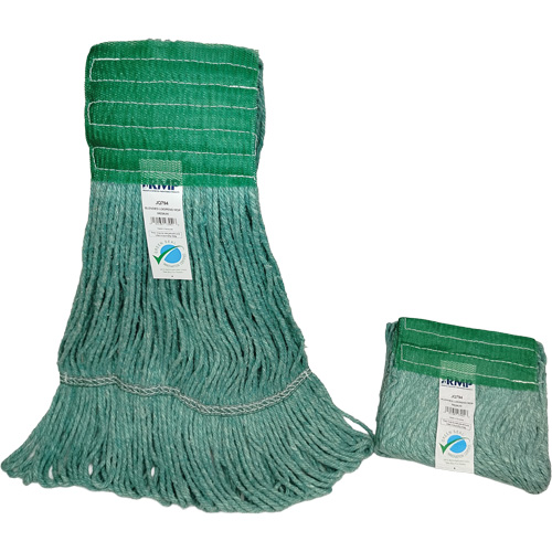Wide-Band Mop Head, Antimicrobial/Floor Finishing/Specialty, Cotton/Rayon/Synthetic, Loop Style Cintas
