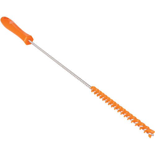 Tube Brush, Stiff Bristles, 19-7/10" Long, Orange Cintas