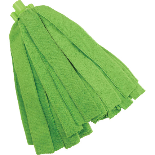 Socket Mop, Green, Microfibre, Cut Style Cintas