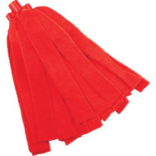 Socket Mop, Red, Microfibre, Cut Style Cintas