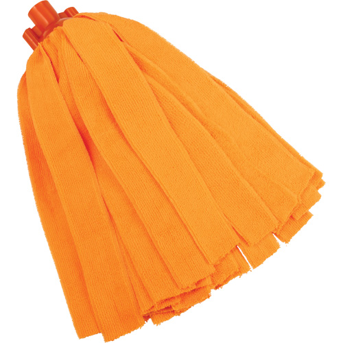 Socket Mop, Orange, Microfibre, Cut Style Cintas
