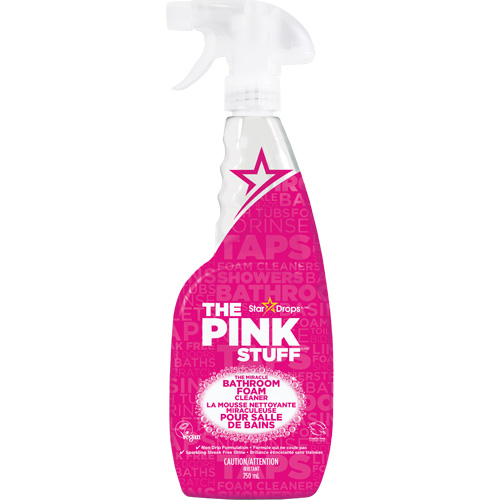 Nettoyant vaporisateur moussant pour salle de bain, 750 ml, Bouteille &agrave; g&acirc;chette Cintas