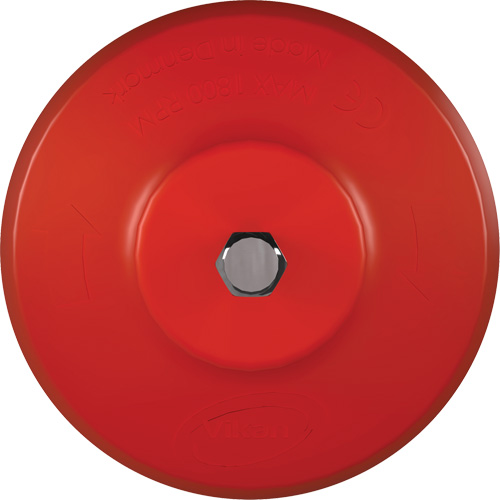 Brosse ronde HyDrive pour perceuse, Soies Tr&egrave;s ferme, Longueur de 3-1/10", Rouge Cintas