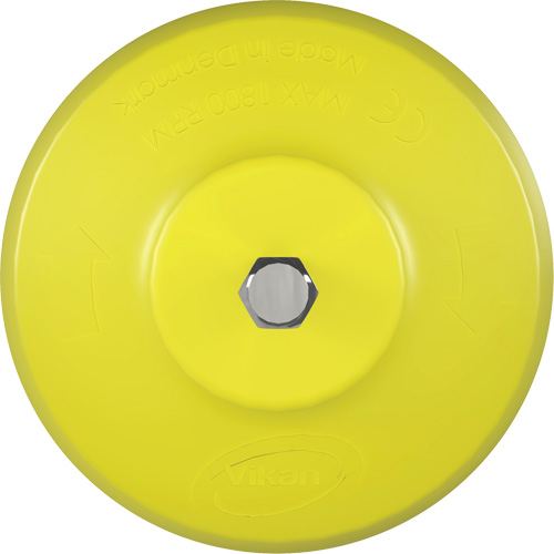 HyDrive Round Drill Brush, Extra Stiff Bristles, 3-1/10" Long, Yellow Cintas