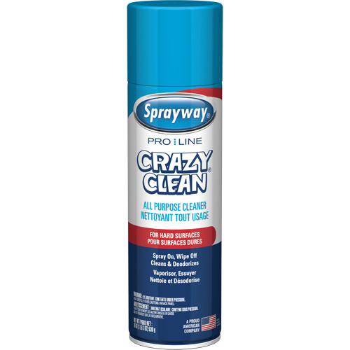 Nettoyant tout usage Pro Line Crazy Clean, 19 oz., Canette a&eacute;rosol Cintas