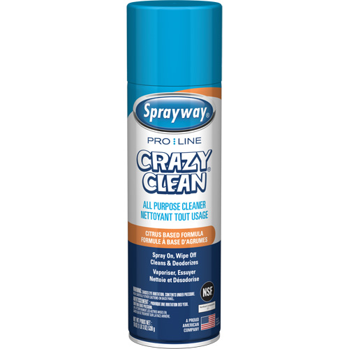 Nettoyant tout usage Pro Line Crazy Clean, 19 oz., Canette a&eacute;rosol Cintas