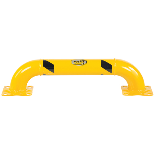 Garde-corps &agrave; profil bas pour rayonnages, 3' la x 0,75' h, Jaune Cintas