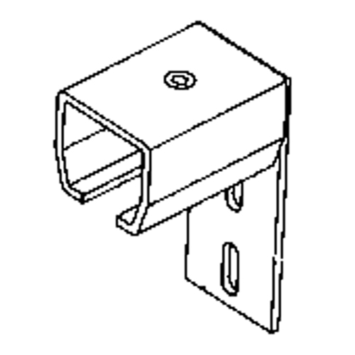 Curtain Partition Wall Mount End Connector Cintas