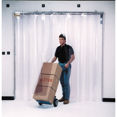 Strip Curtain Doors, 5' x 8' Door Opening, 8" Strip Width, 0.080" Strip Thickness Cintas