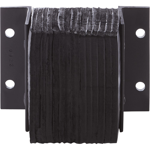 Butoirs de quai lamell&eacute;s, Horizontal, Caoutchouc, 12" la x 4" p x 10" h Cintas