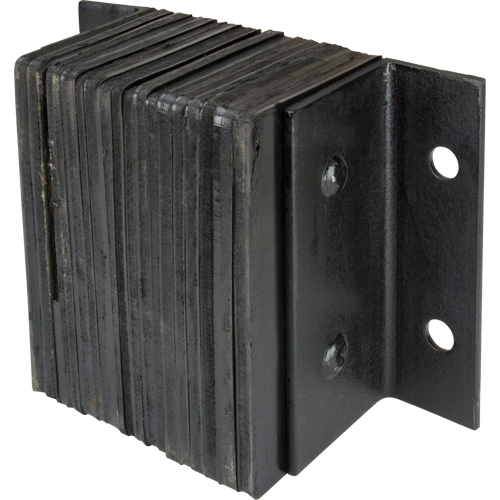Butoirs de quai lamell&eacute;s, Horizontal, Caoutchouc, 12" la x 6" p x 10" h Cintas