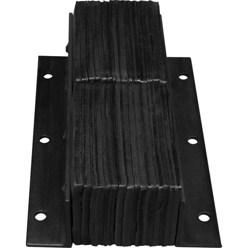 Butoirs de quai lamell&eacute;s, Vertical, Caoutchouc, 11" la x 4" p x 24" h Cintas