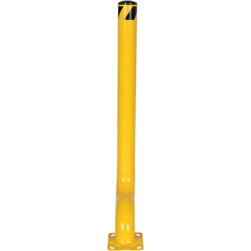 Borne d&eacute;sax&eacute;e, Acier, 54" h x 4-1/2" la, Jaune Cintas
