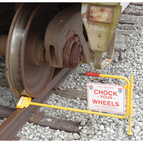 Flag Rail Chock Cintas